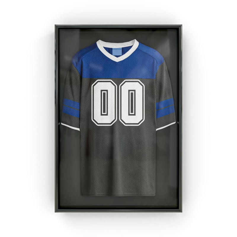 Snap - Sports Jersey Display Case - Shadow Box - 20"x30" - Black Wall Mount - Jersey Display Cabinet - Wall Hanging - Sports Memorabilia - Sports Room DÃ©cor - Image 1